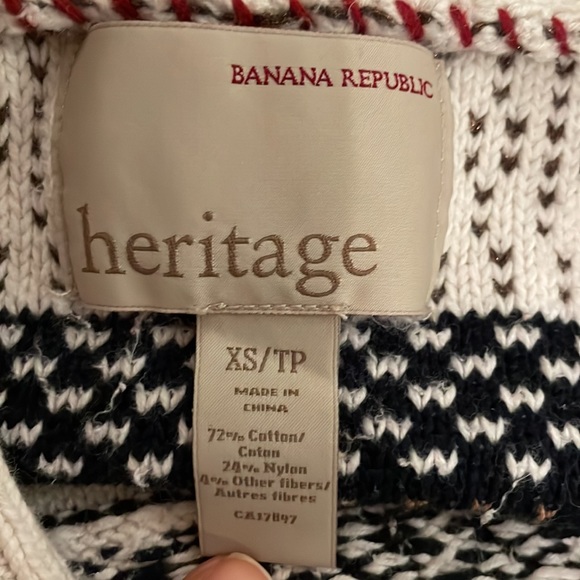 Bannana republic heritage shawl sweater - Picture 2 of 3